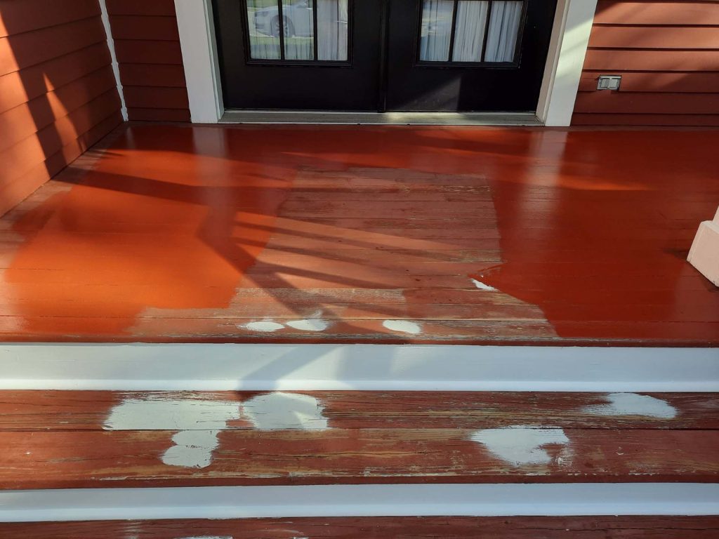 Damaged Front Porch