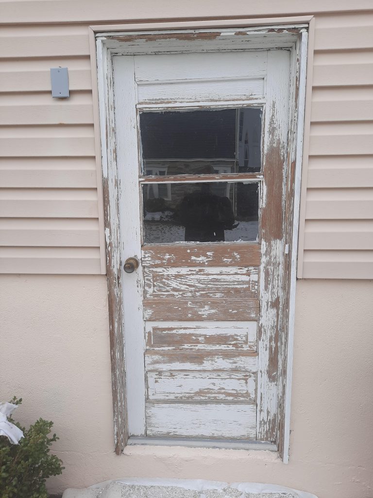 Door Refinishing - Before